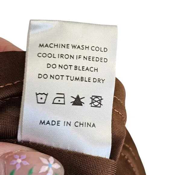 Baltic Born Athena Pleated Brown Short Sleeve Maxi Dress Sz M - Picture 10 of 11